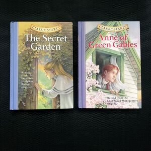 2 Clasic Stars Books 'Anne of Green Gables' & 'The Secret Garden'